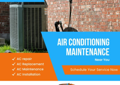 Air conditioning unit undergoing routine maintenance in Pensacola, FL