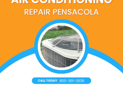 Air conditioning repair technician working in Pensacola, FL